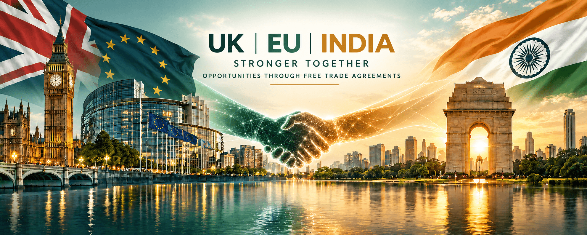 UK/EU - India trade route